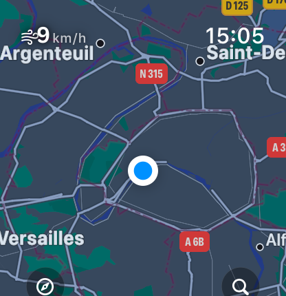 The Drone App on Apple Watch: Map